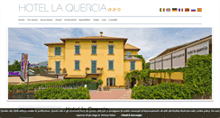 Desktop Screenshot of hotellaquercia.com